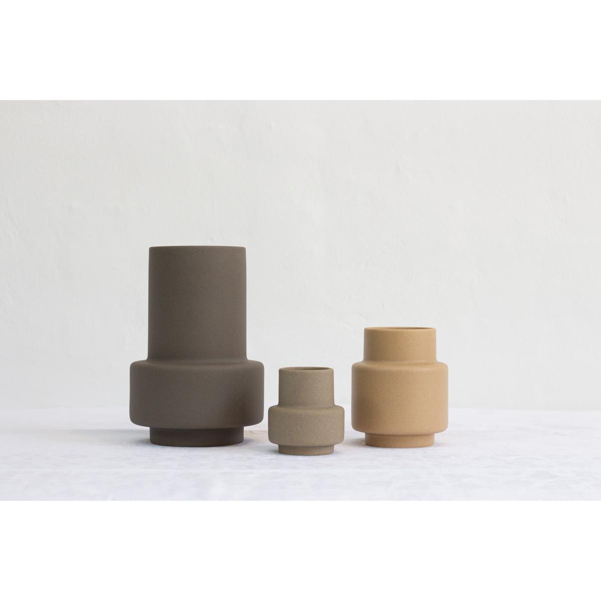 Ro Collection Hurricane vase M Ø12 Soft Ochre – image 3
