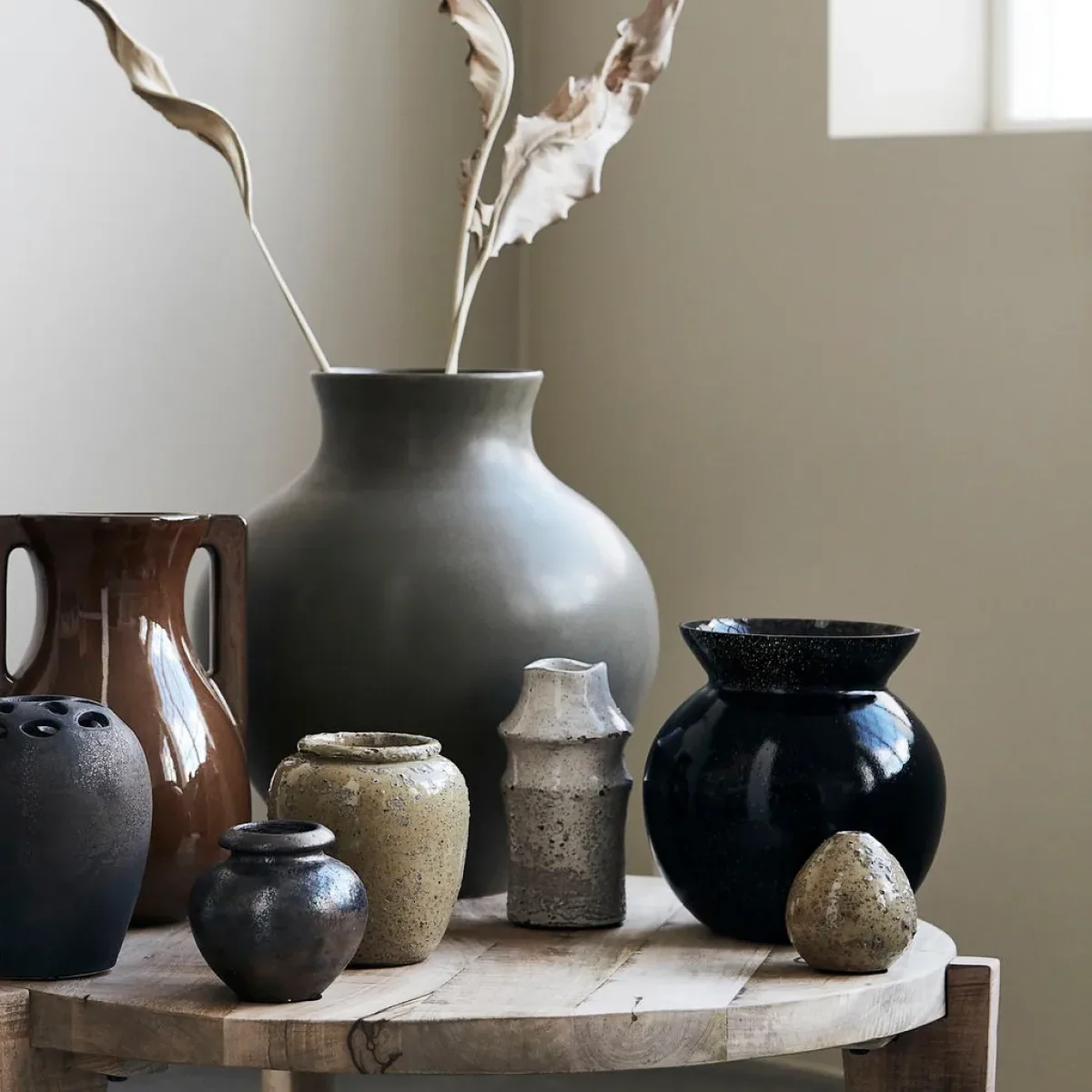 Pale vase 16 cm Light green – image 4