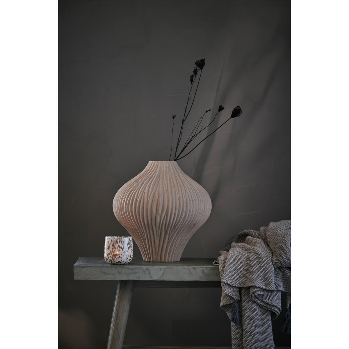 Lene Bjerre Esmia decorative vase 34.5 cm Powder – image 3