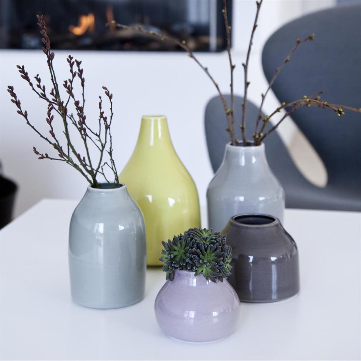 Botanica mini vase grey-green 12.5 cm – image 2