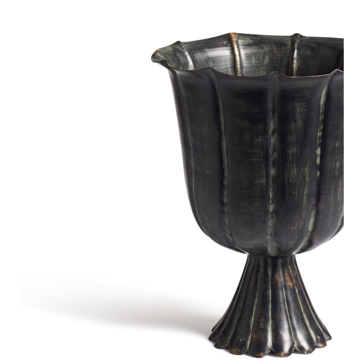 Datura Vase - Metallic Black – image 4