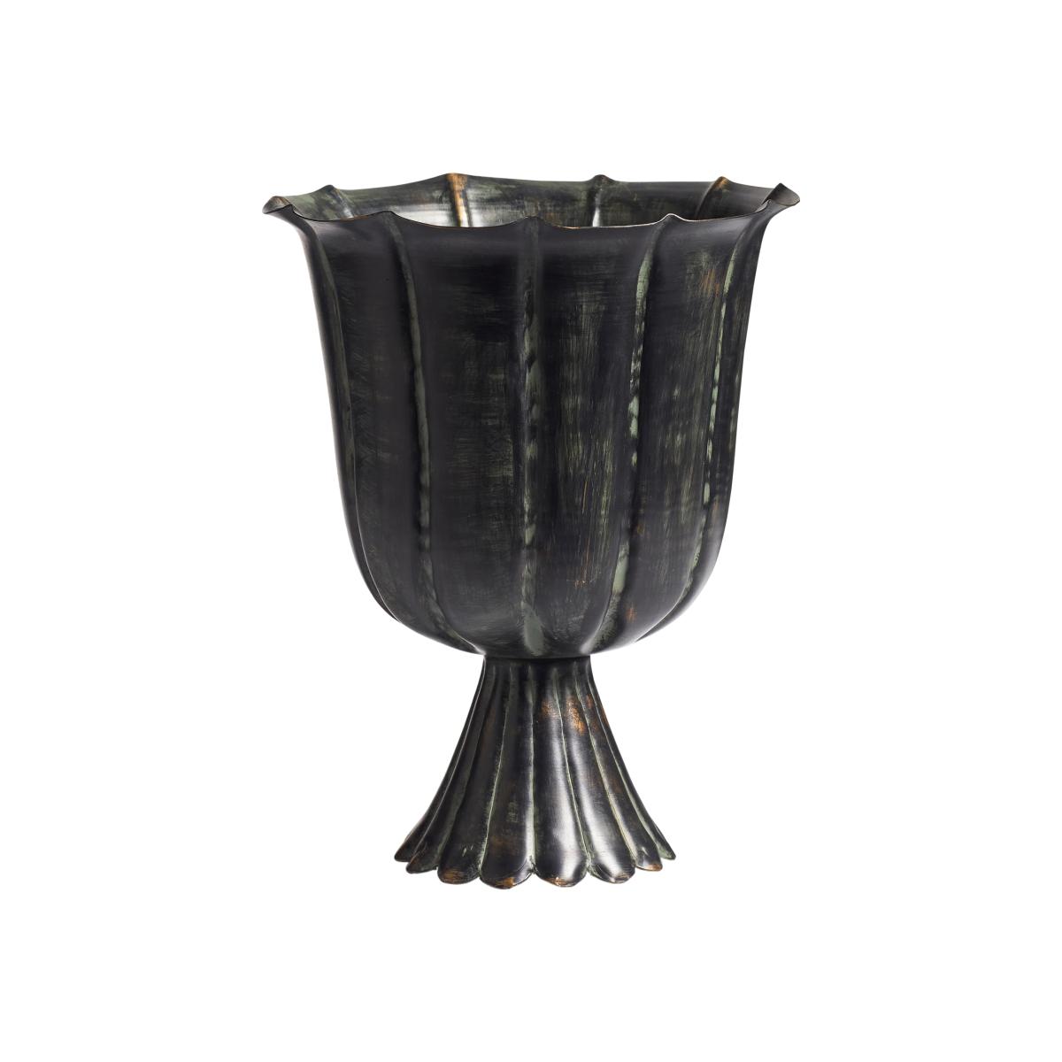 Datura Vase - Metallic Black – image 1
