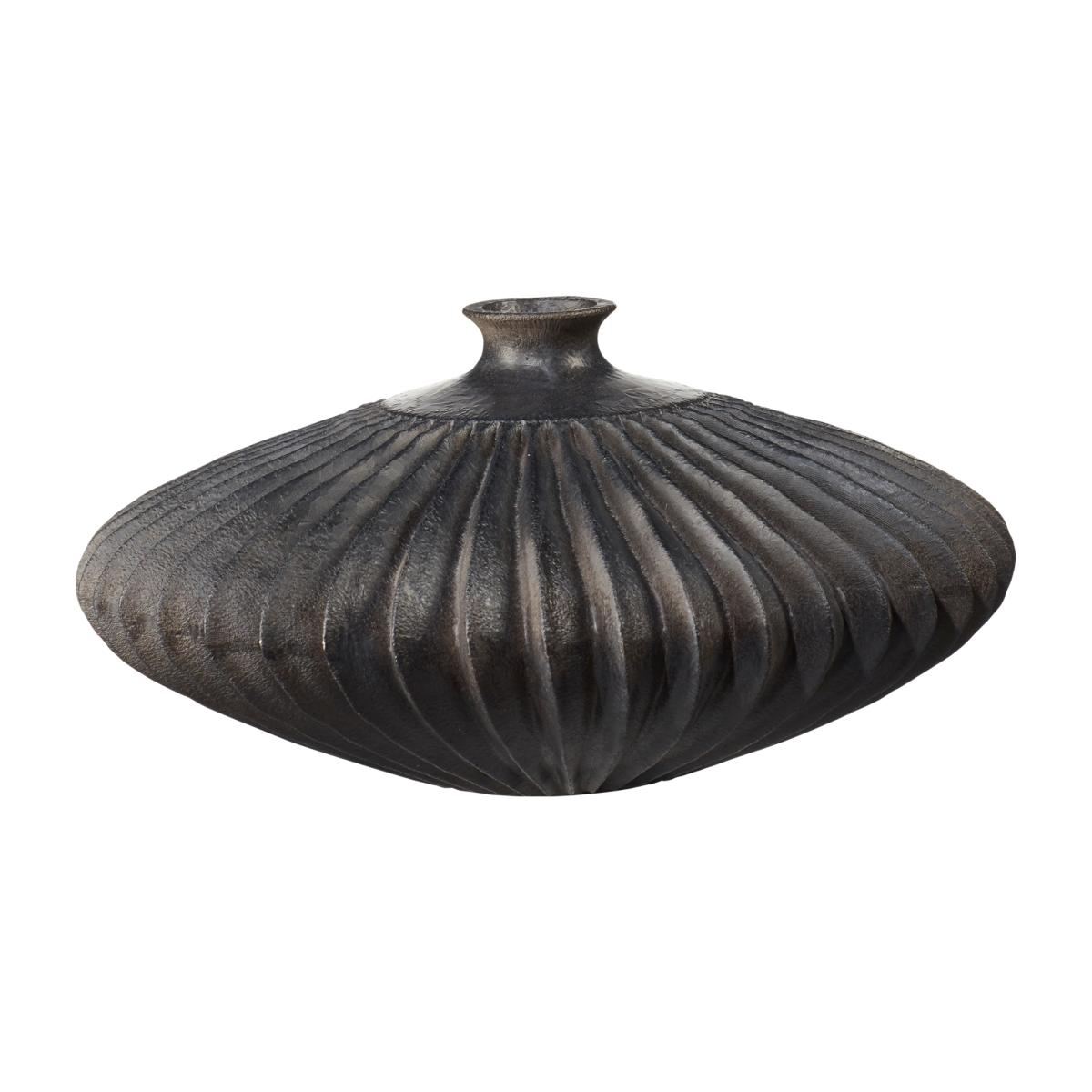 Hatsumomo Round Vase - Black – image 1