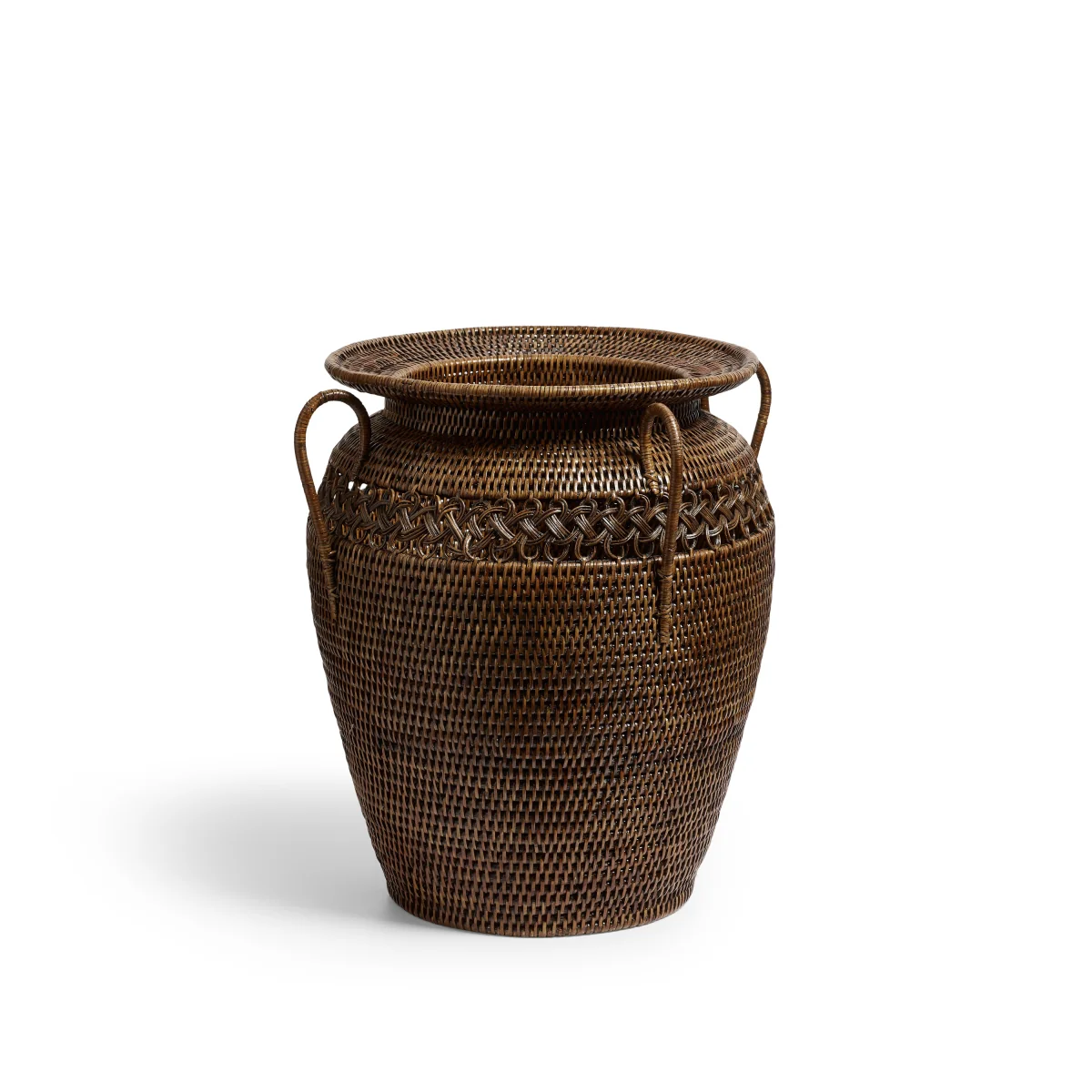 OKA, Indah Rattan Vase - Antique Brown, Vase – image 2
