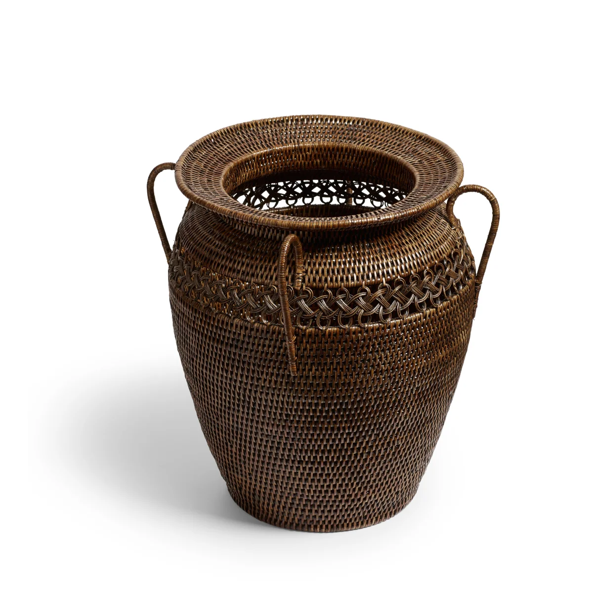 OKA, Indah Rattan Vase - Antique Brown, Vase – image 3
