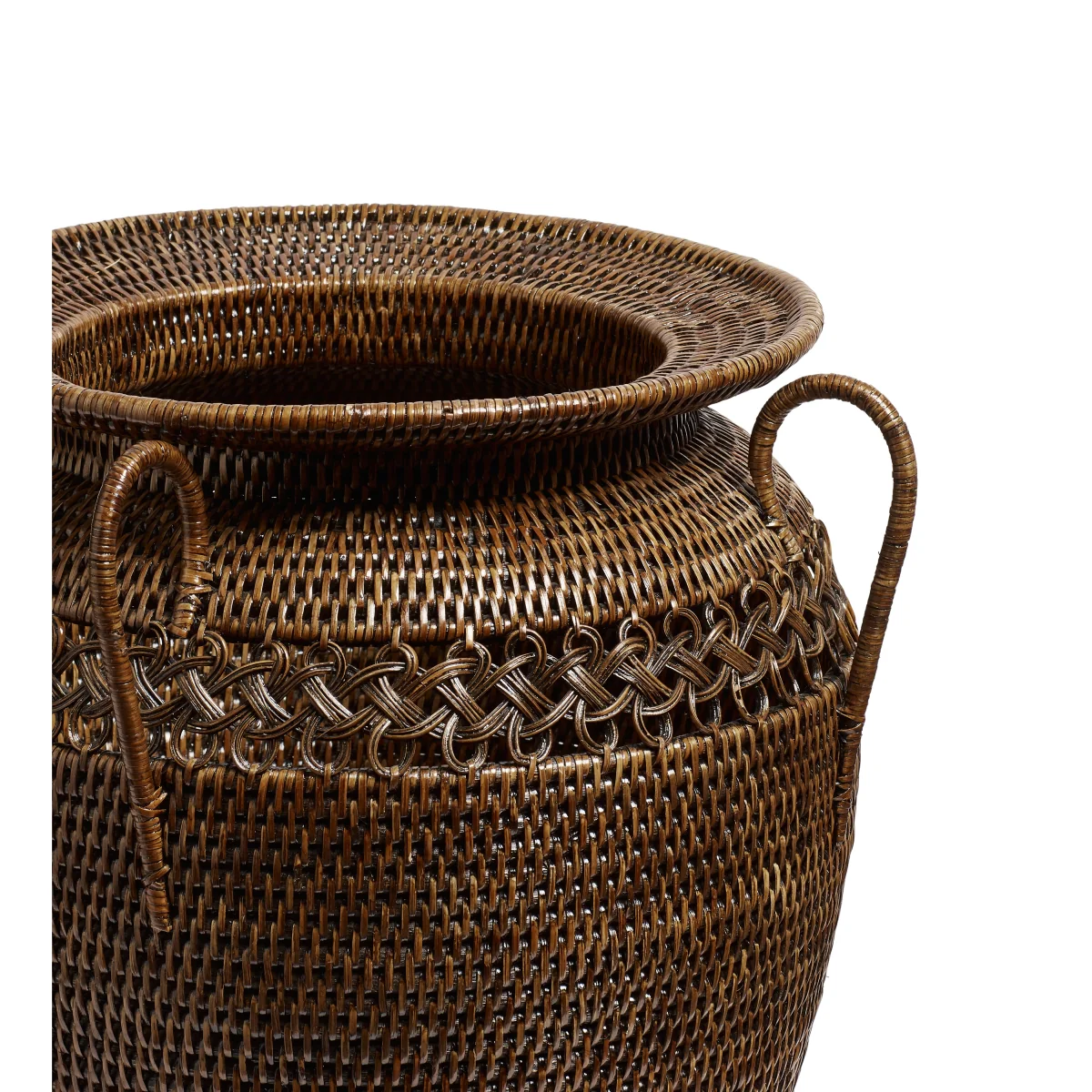 OKA, Indah Rattan Vase - Antique Brown, Vase – image 4