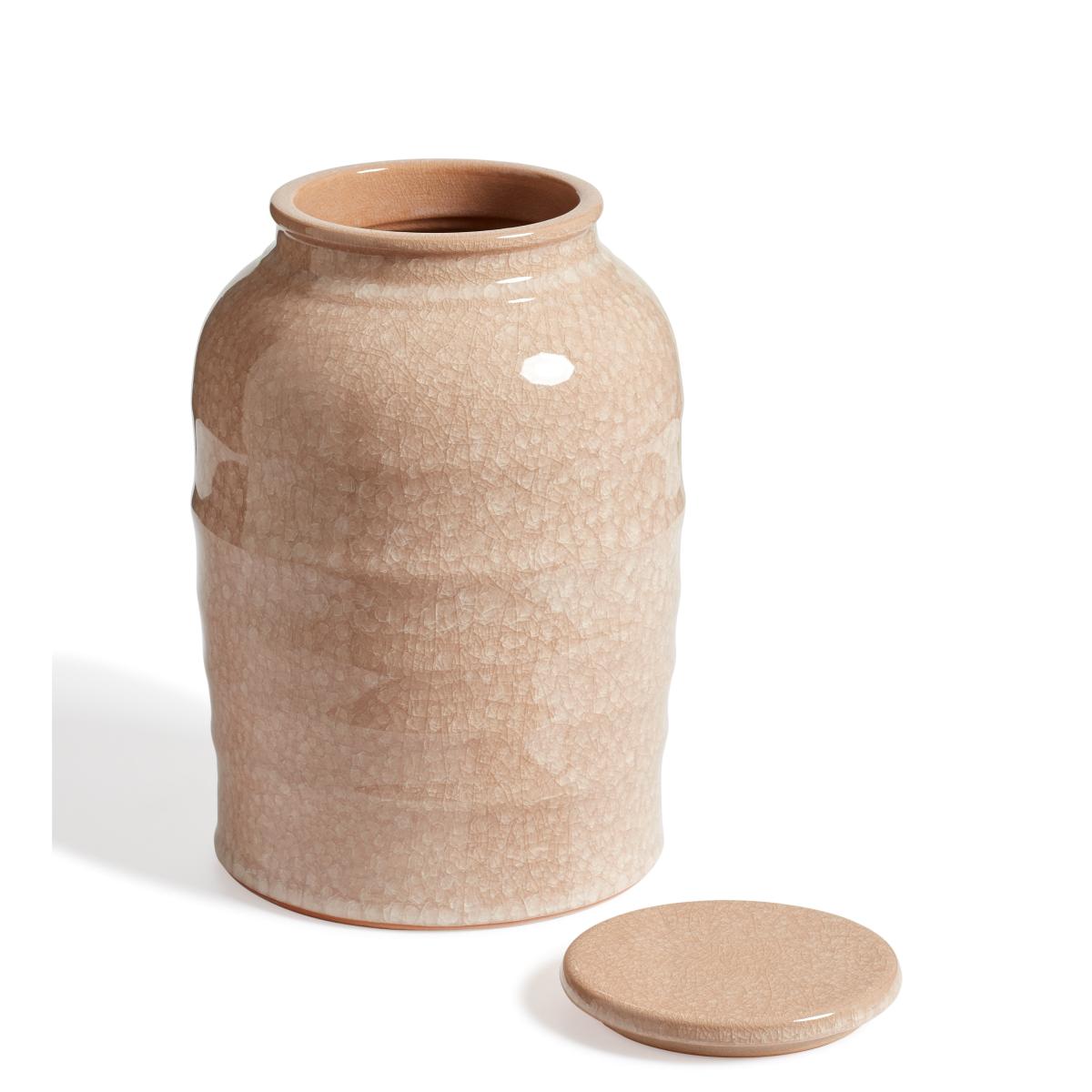 OKA, Oren Lidded Pot - Apricot, Pots and Urns, Clay – image 3