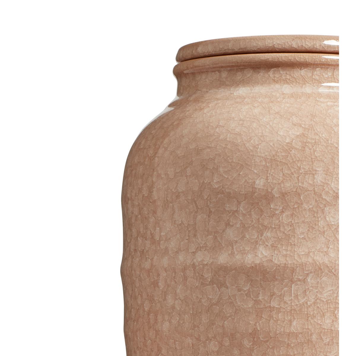OKA, Oren Lidded Pot - Apricot, Pots and Urns, Clay – image 4
