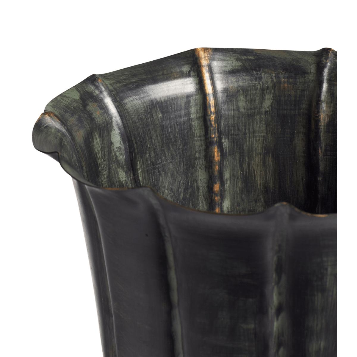 OKA, Datura Vase - Metallic Black, Vases, Iron – image 4