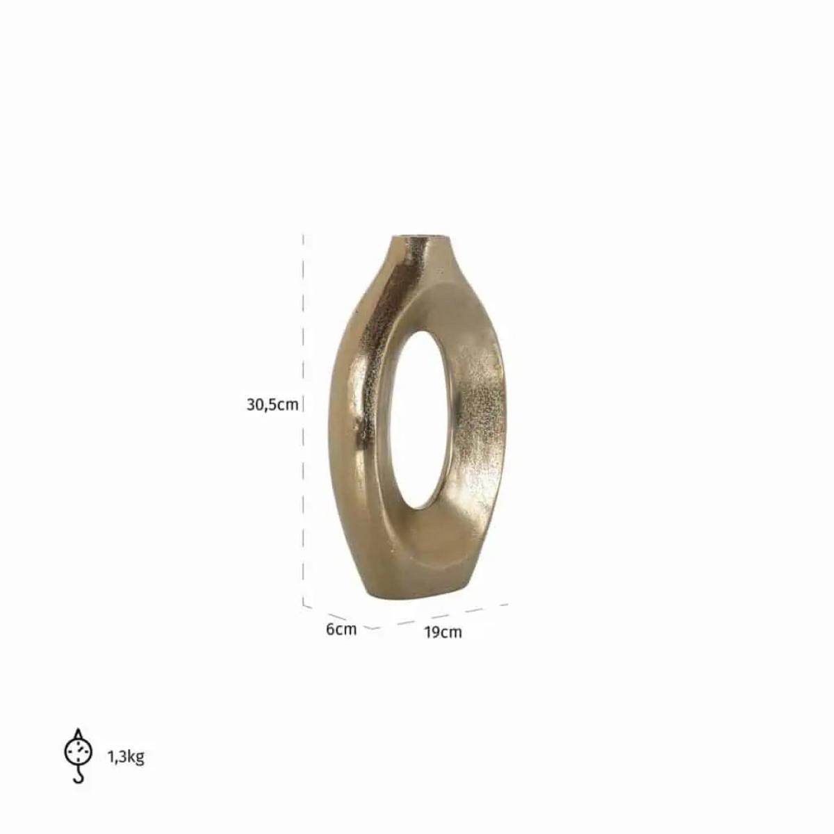 Richmond Interiors Alma Vase in Gold / Small – image 5
