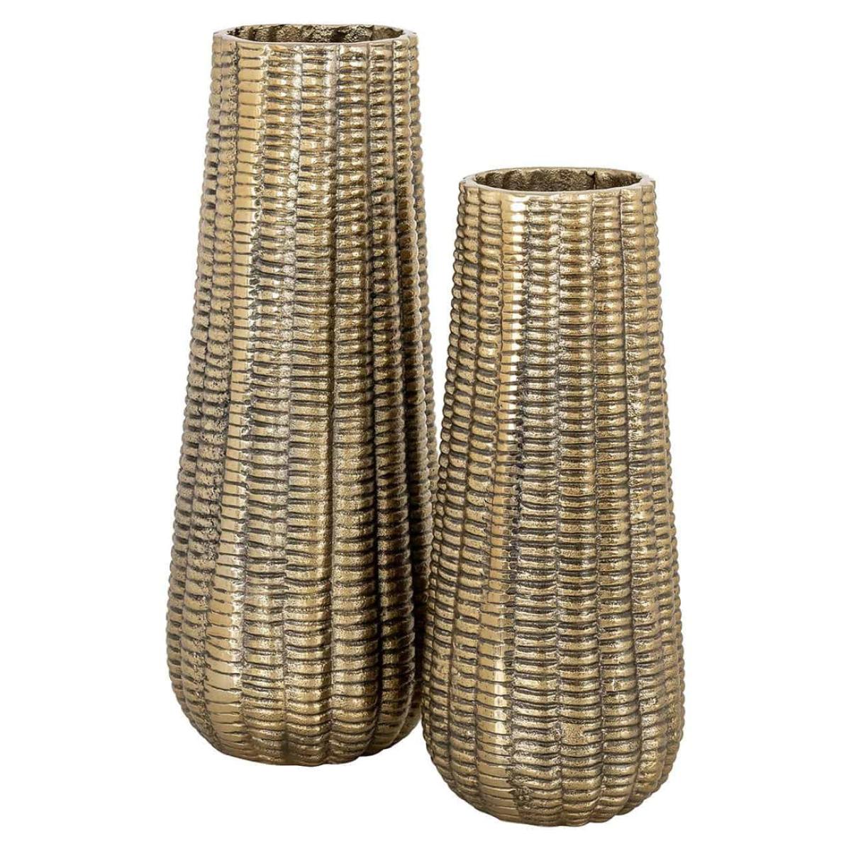Richmond Interiors Vase Loran in Brushed Gold - Small – image 3