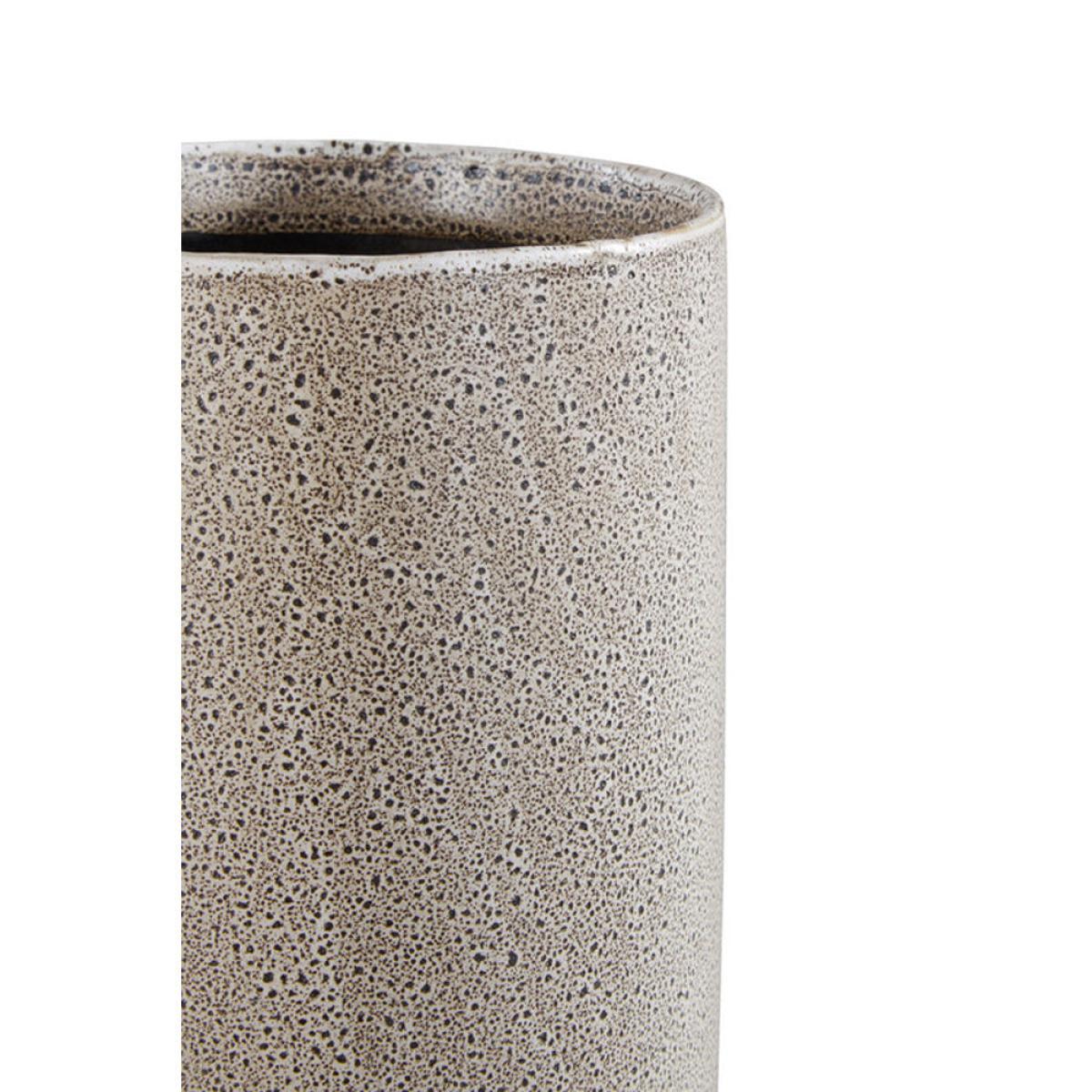 Olivia's Speckled Natural Stoneware Vase Small – image 6