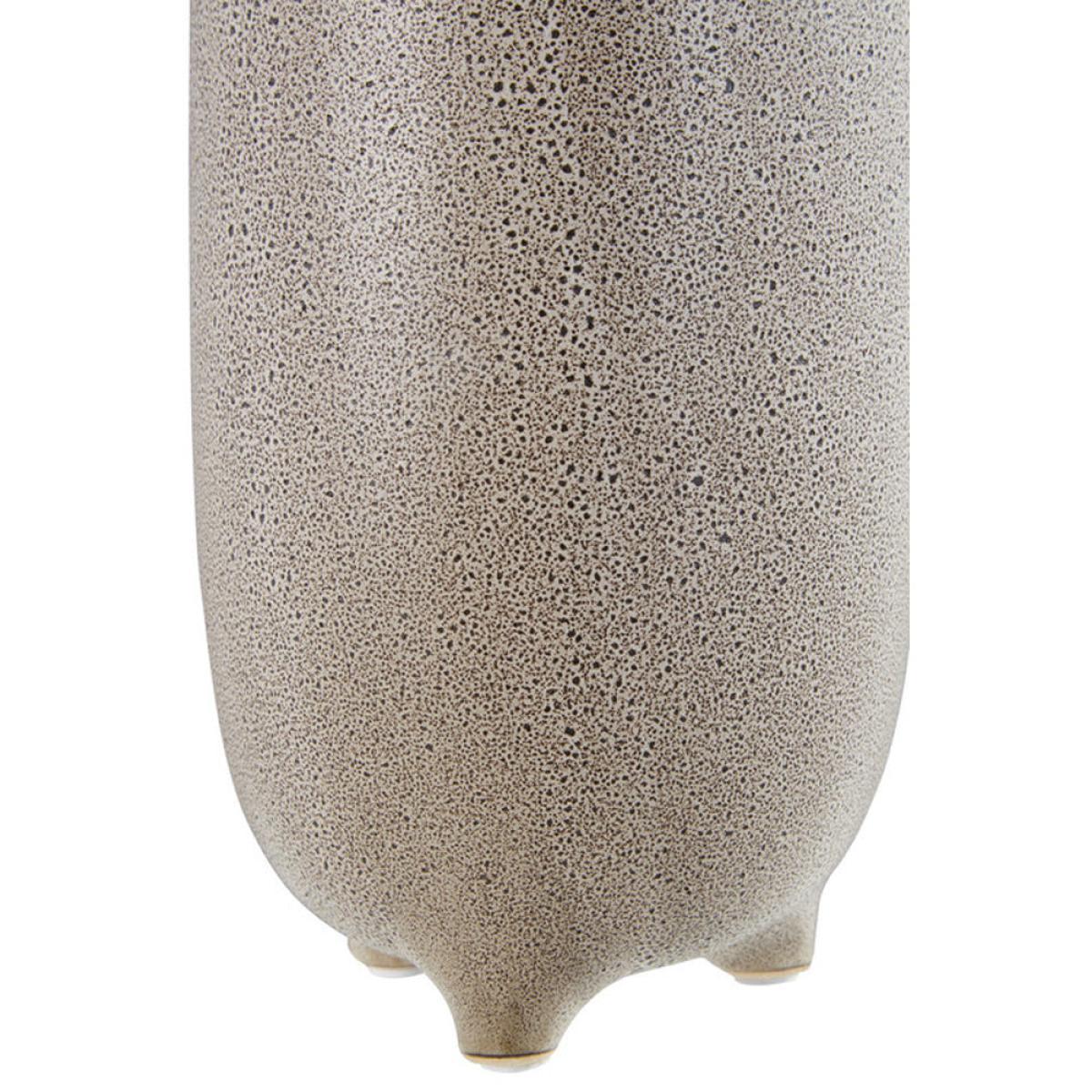 Olivia's Speckled Natural Stoneware Vase Small – image 7