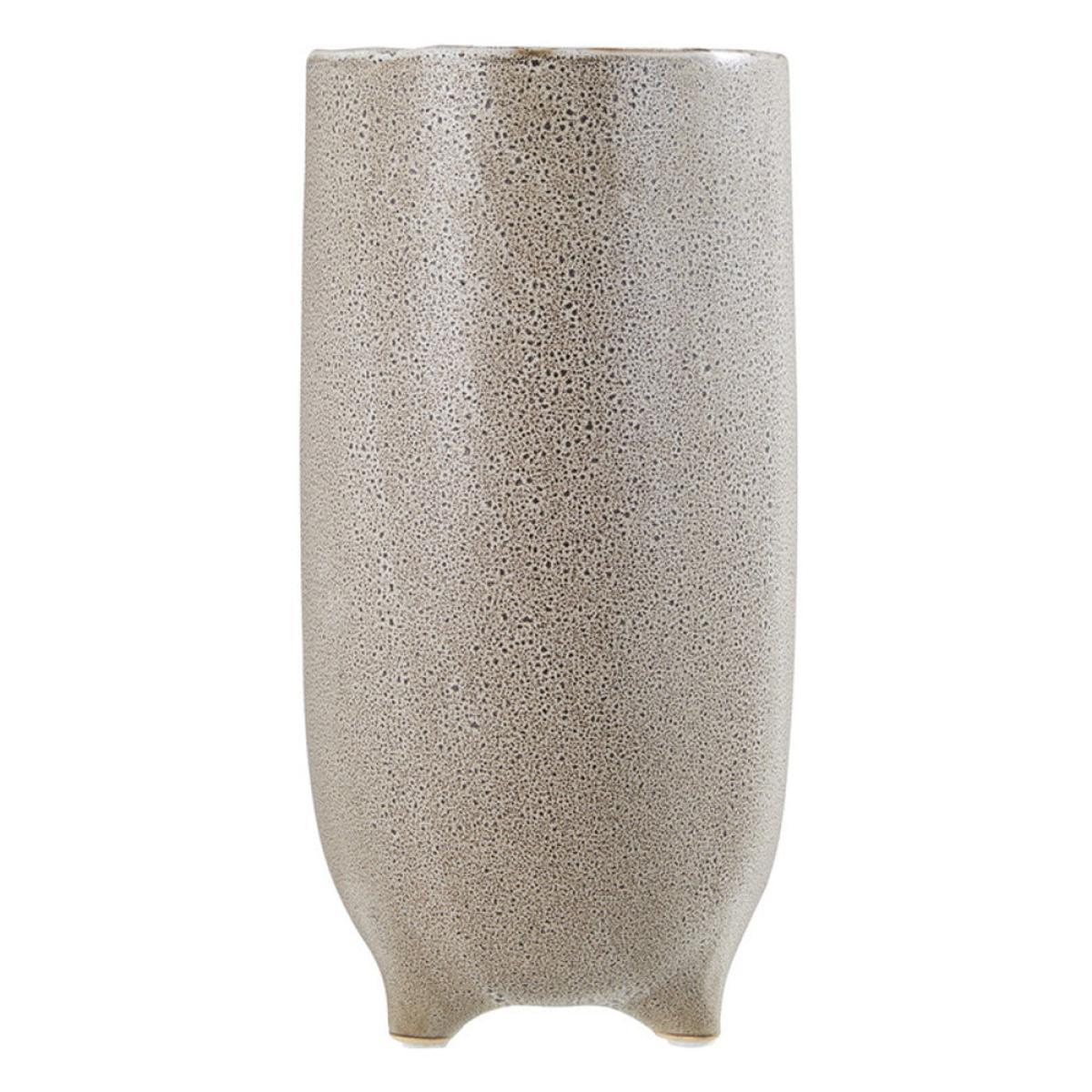Olivia's Speckled Natural Stoneware Vase Small – image 8
