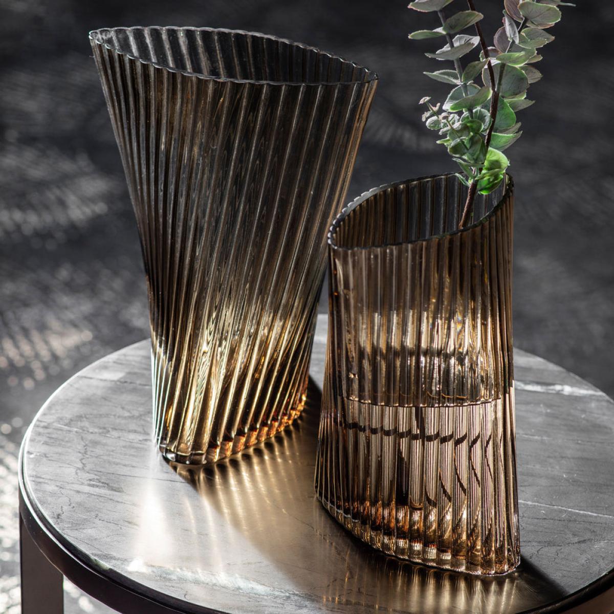 Gallery Direct Vassa Vase | Outlet / Brown / Small – image 7