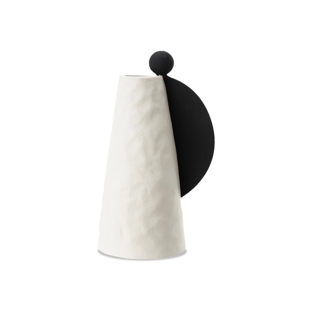 Liang and Eimil Aionis Ceramic Vase in Black and White