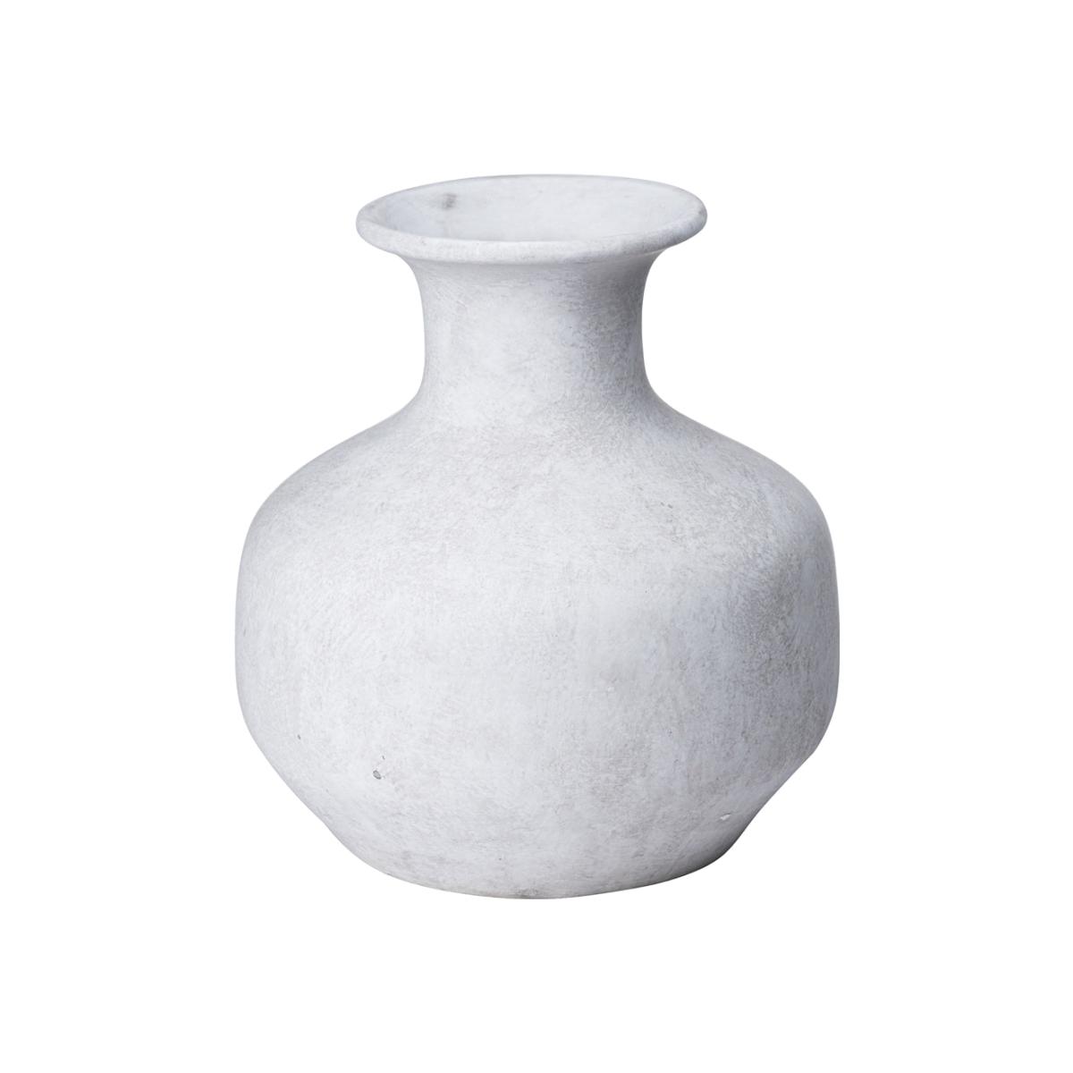 Hill Darcy Squat Vase in Stone – image 1