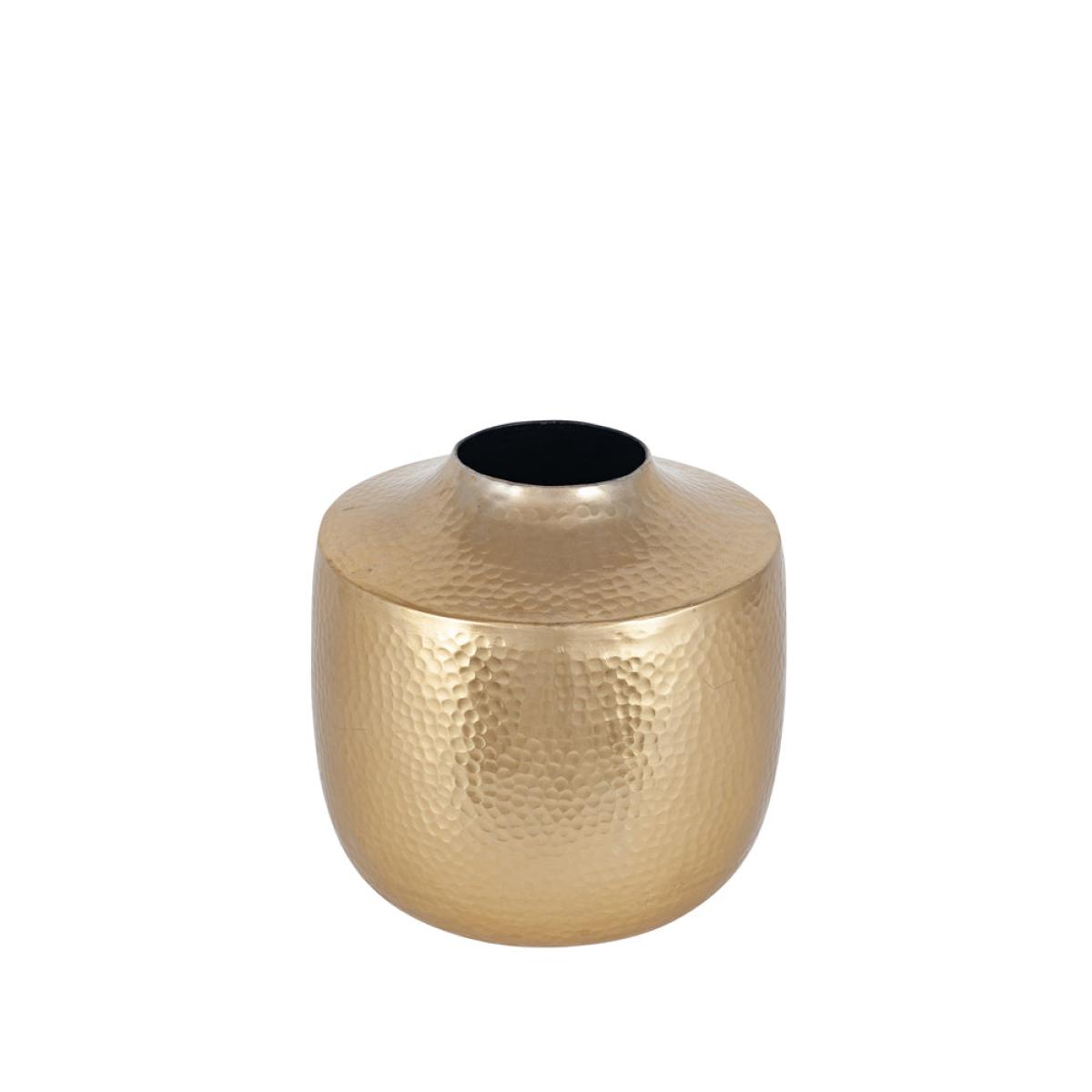 Olivia's Grover Large Metal Hammered Vase in Brass – image 2