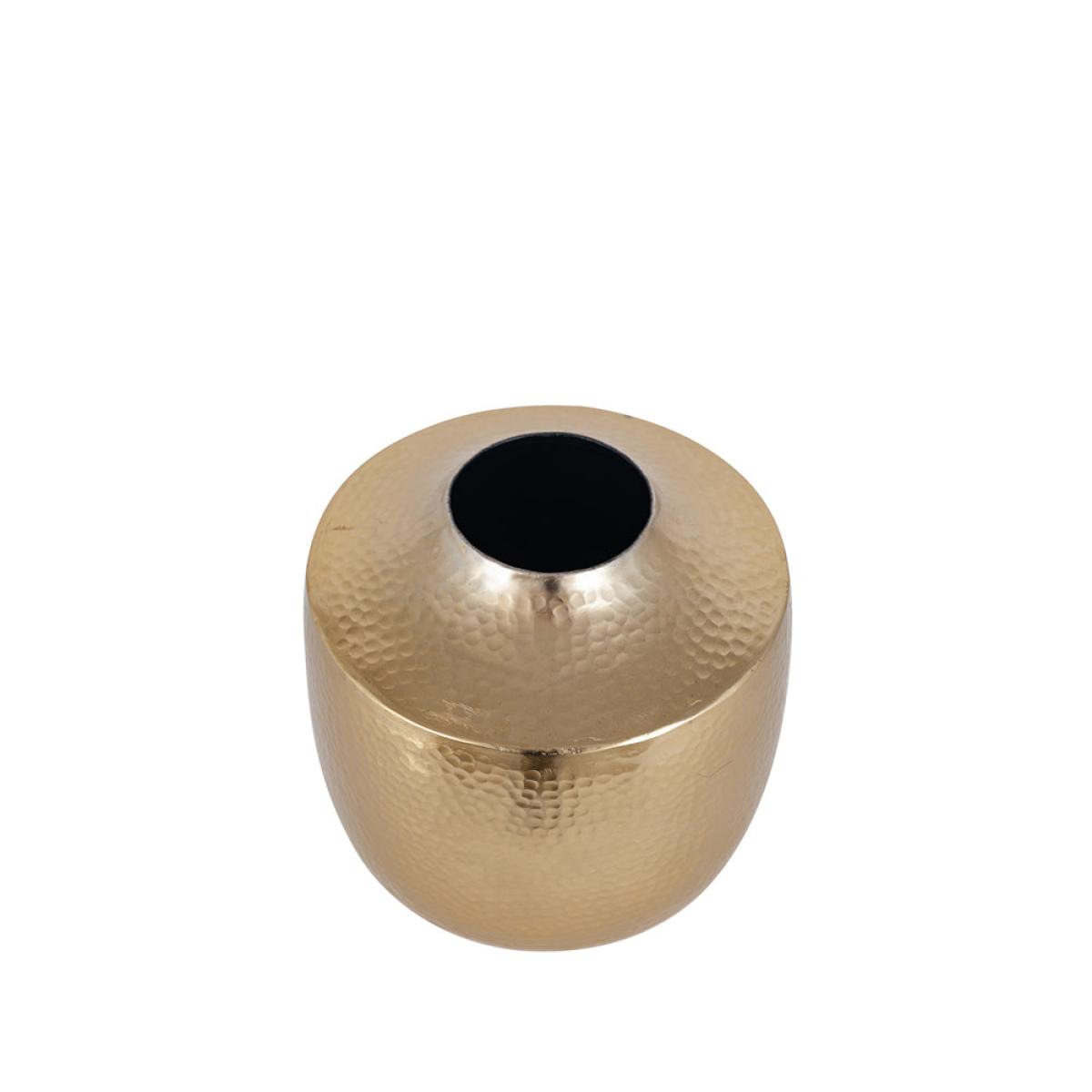 Olivia's Grover Large Metal Hammered Vase in Brass – image 3