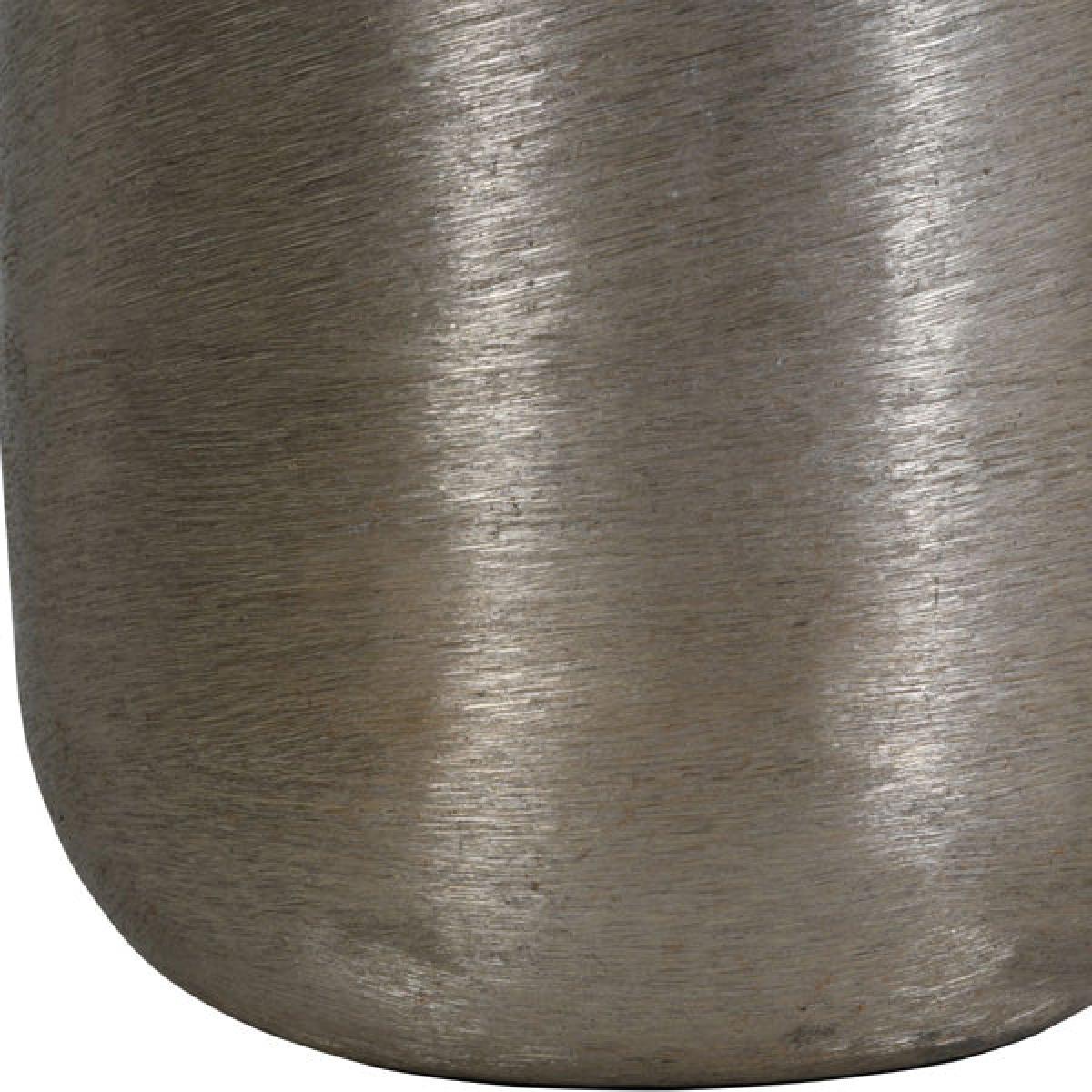 Libra Molten Metal Drum Brushed Vase Bronze – image 3