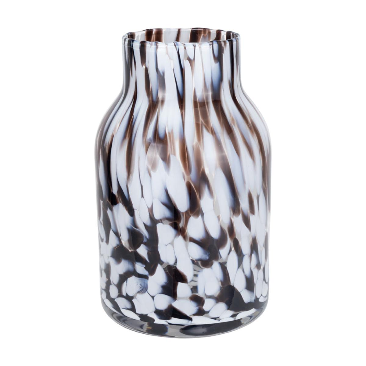 Olivia's Stewart Tortoise Shell Tall Glass Vase – image 2