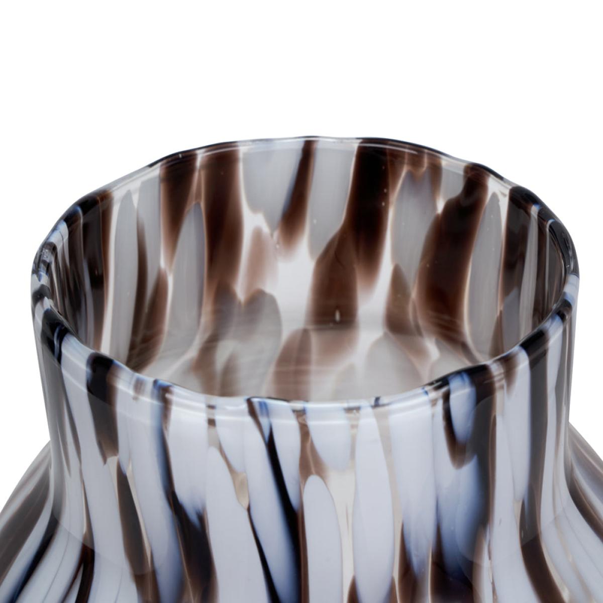 Olivia's Stewart Tortoise Shell Tall Glass Vase – image 4