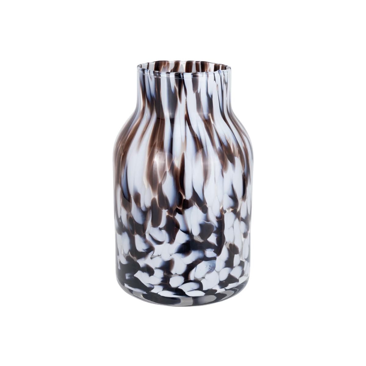 Olivia's Stewart Tortoise Shell Tall Glass Vase – image 1