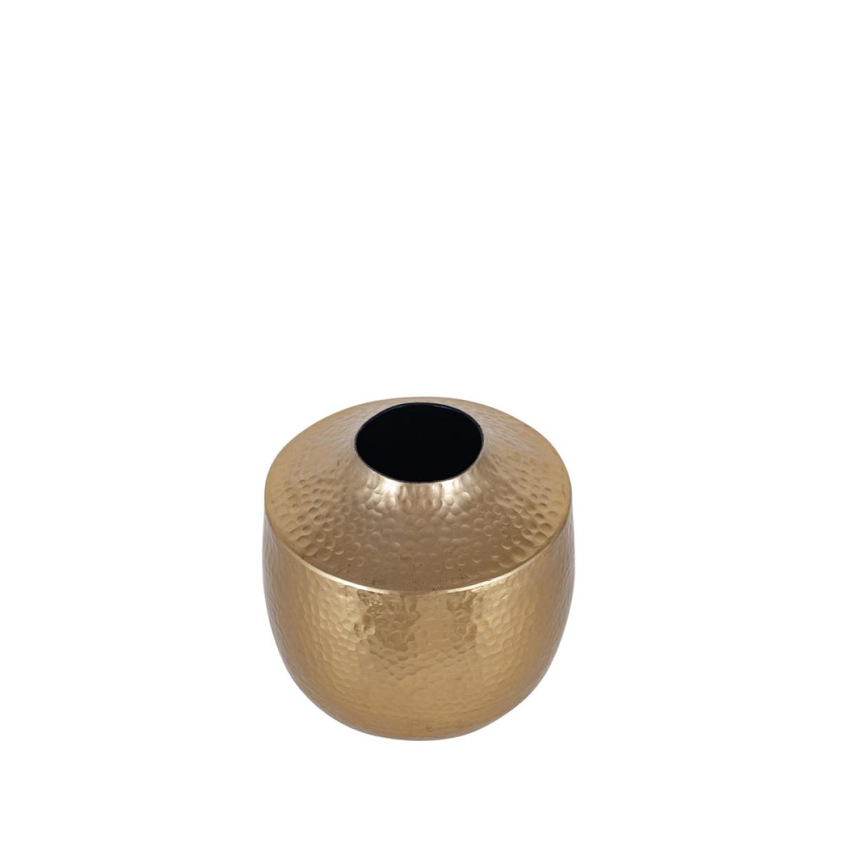 Olivia's Grover Small Metal Hammered Vase in Brass – image 3