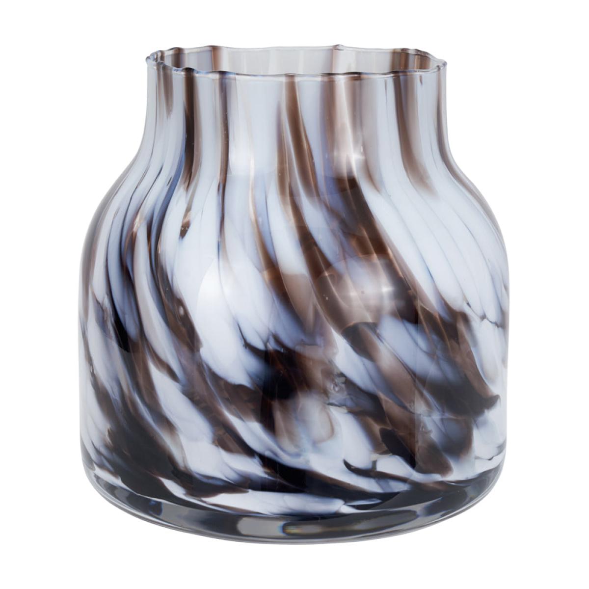 Olivia's Stewart Tortoise Shell Short Glass Vase – image 2