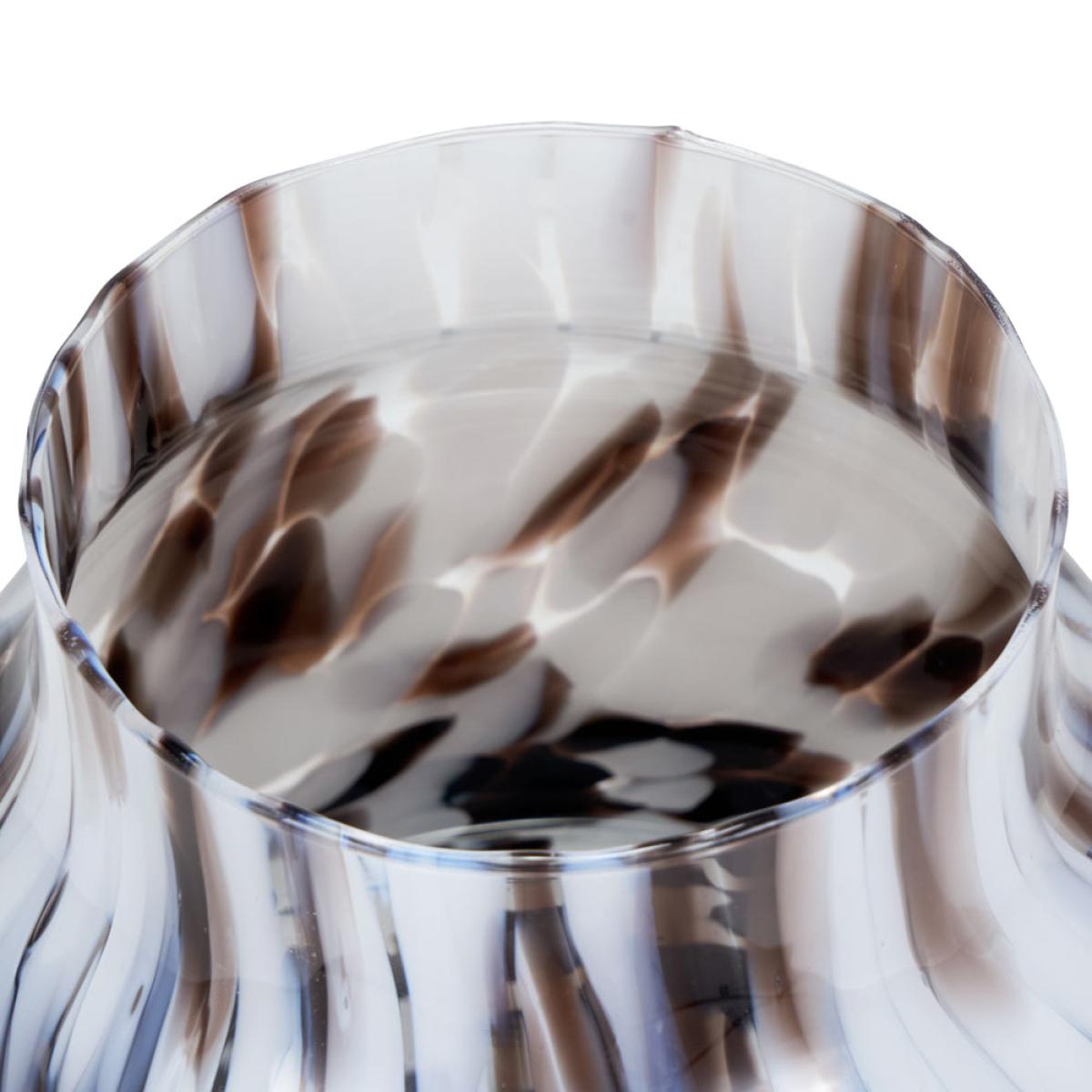 Olivia's Stewart Tortoise Shell Short Glass Vase – image 3
