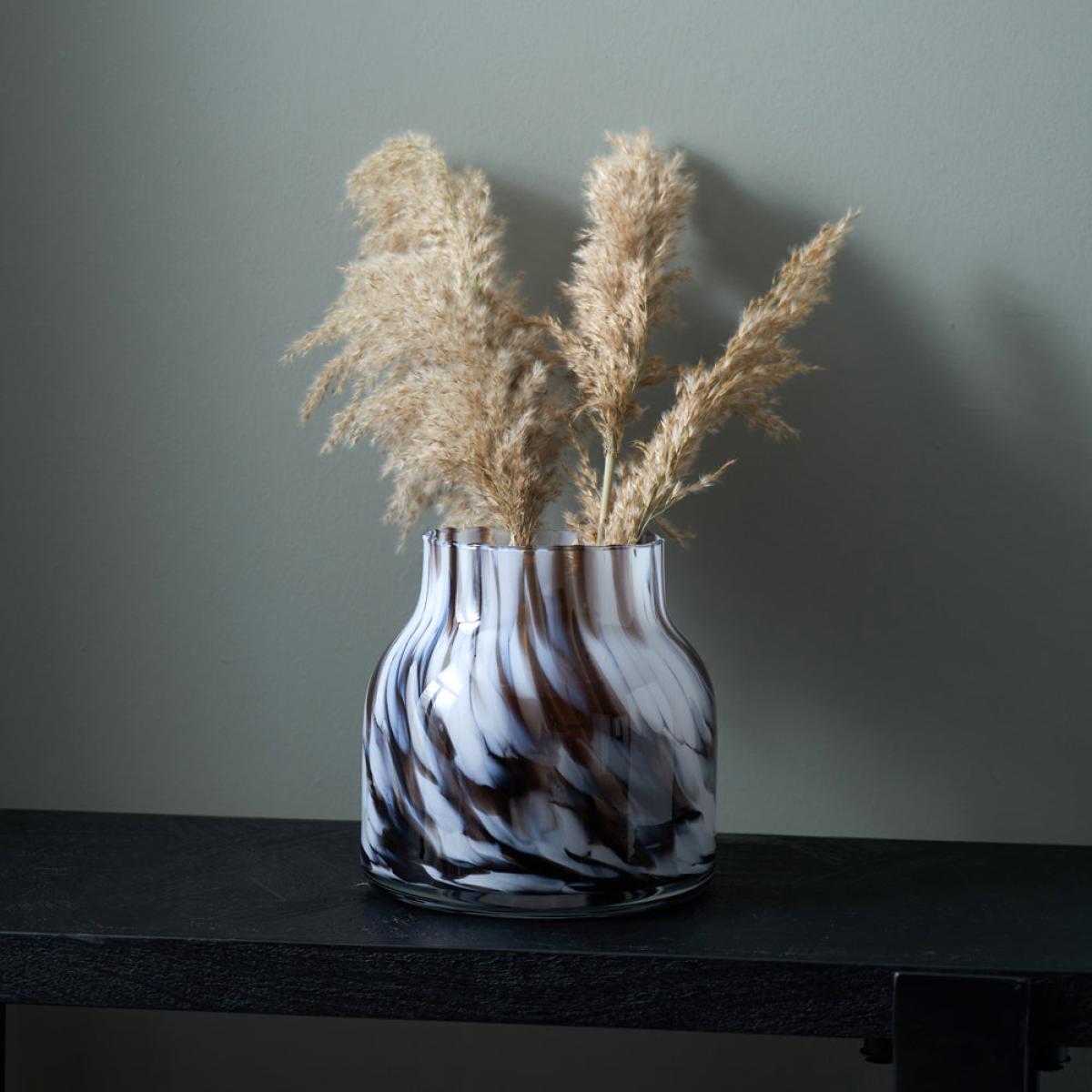Olivia's Stewart Tortoise Shell Short Glass Vase – image 5