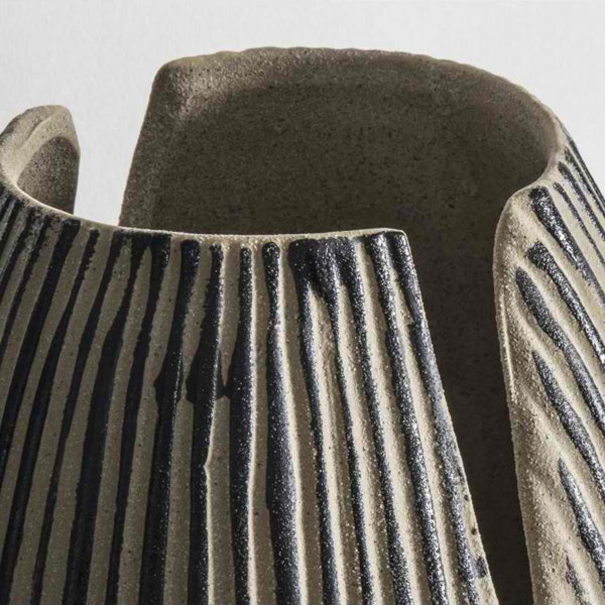 Gallery Direct Kafue Vase / Grey / Large – image 3