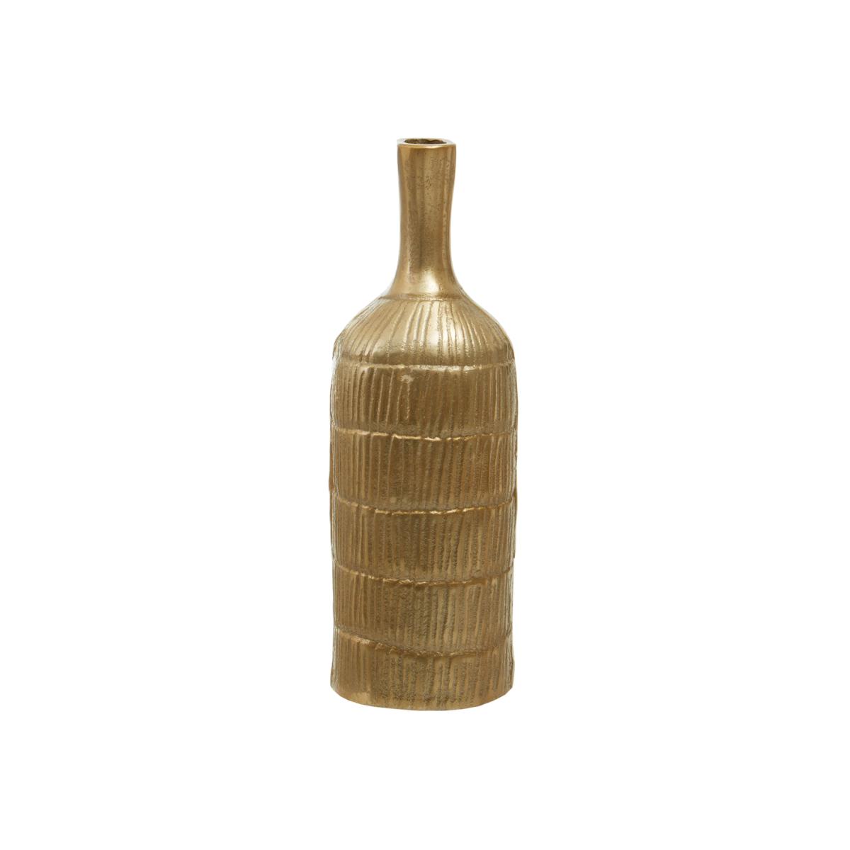 Olivia's Decima Small Rough Bottle Vase in Gold | Outlet