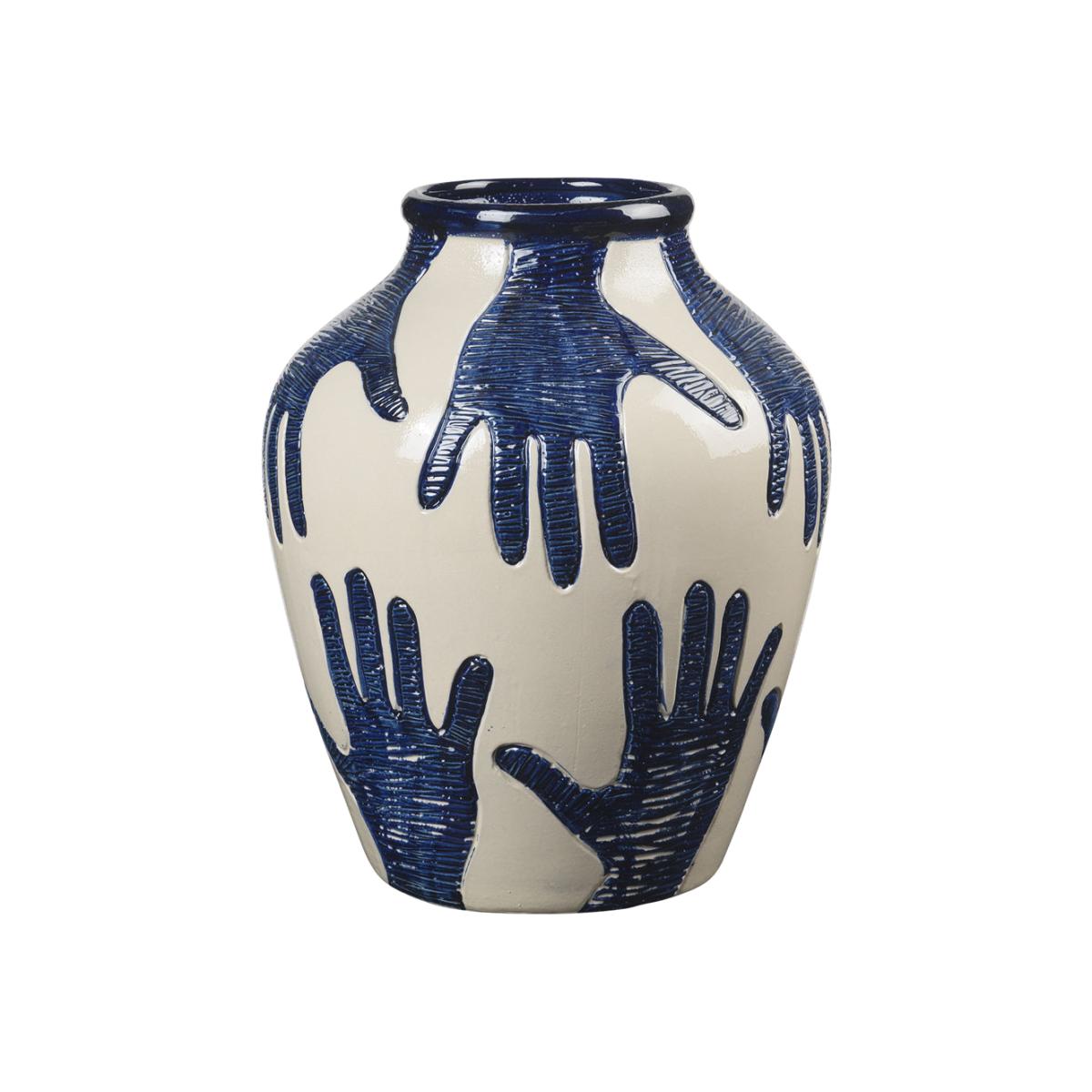 Broste Copenhagen Mime Ceramic Vase in Rainy Day