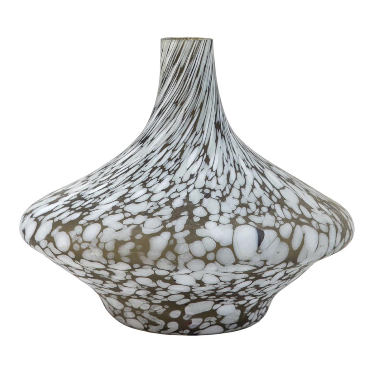 Gallery Interiors Kendall Vase Mottled Brown / Medium – image 4