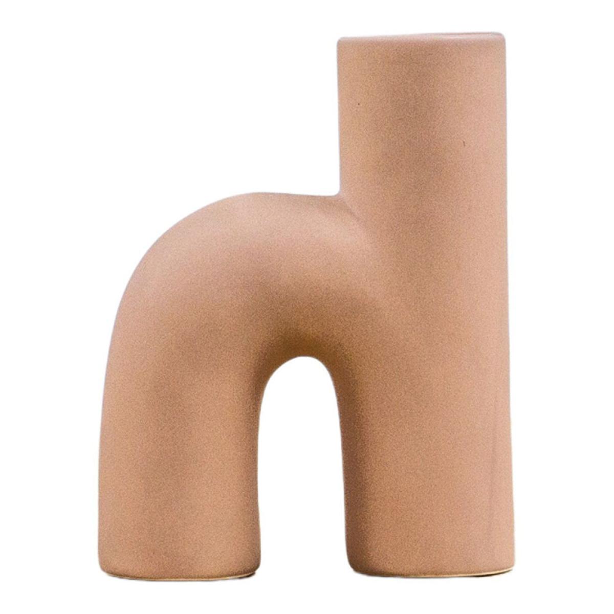 Gallery Interiors Lucien Vase Beige – image 2