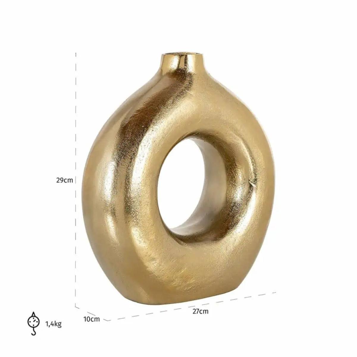 Richmond Interiors Felicia Vase in Gold – image 4