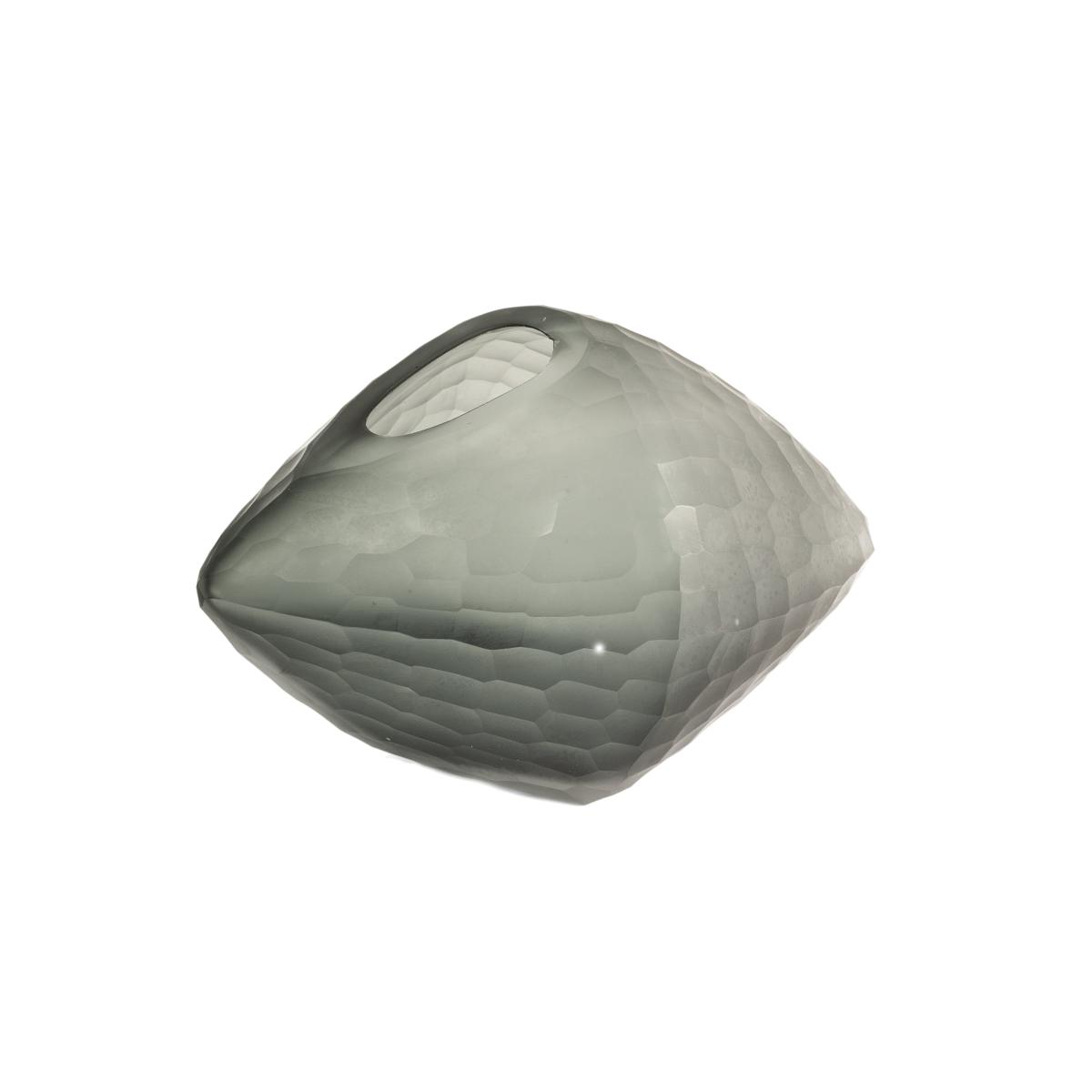 Liang & Eimil Glass Vase Smoke Grey - Medium – image 1