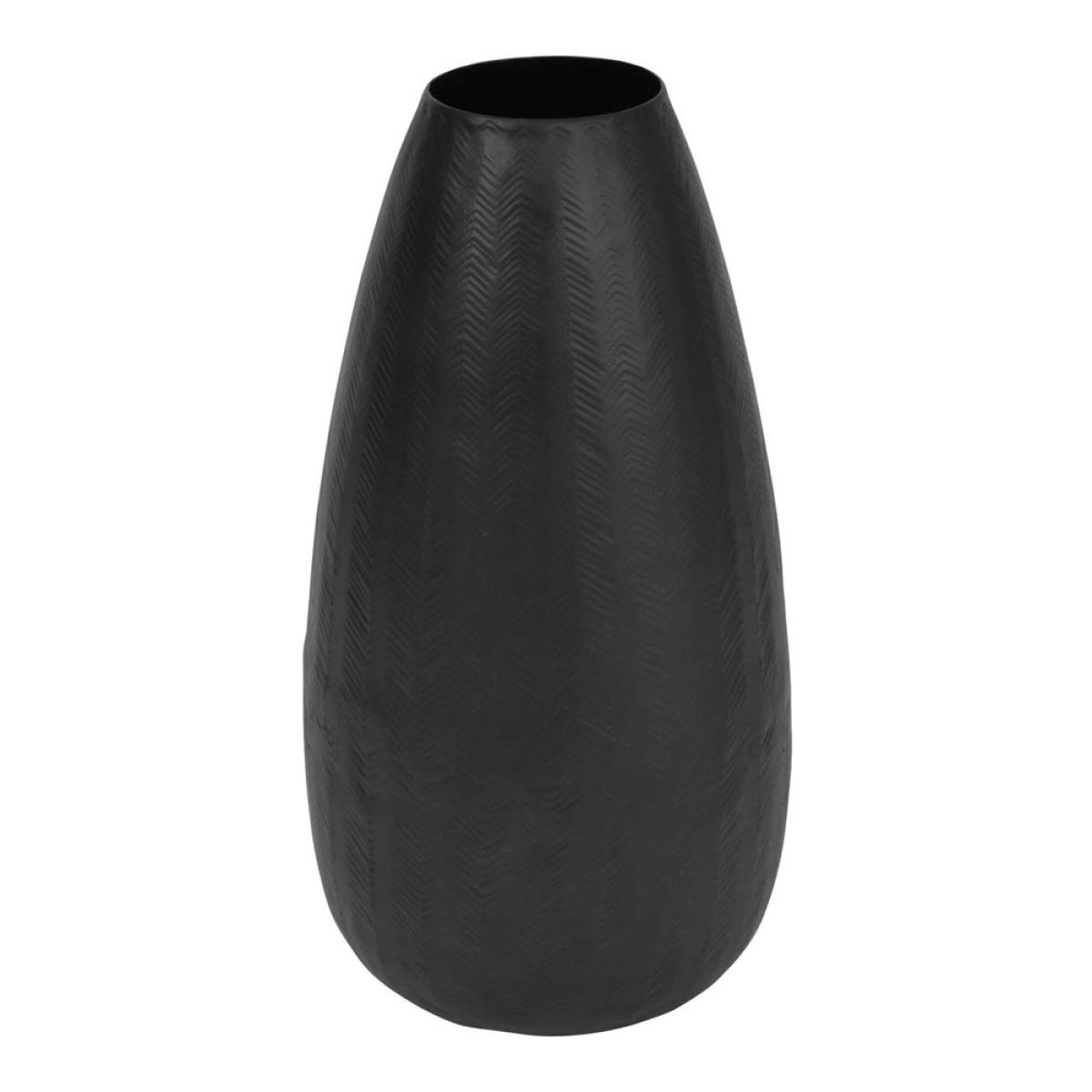 Libra Herringbone Tapered Graphite Vase – image 2