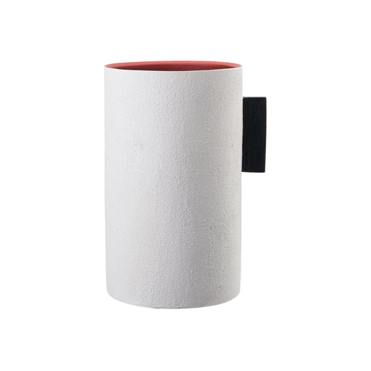 Liang & Eimil Santi II Ceramic Vase Black, White, Red – image 1