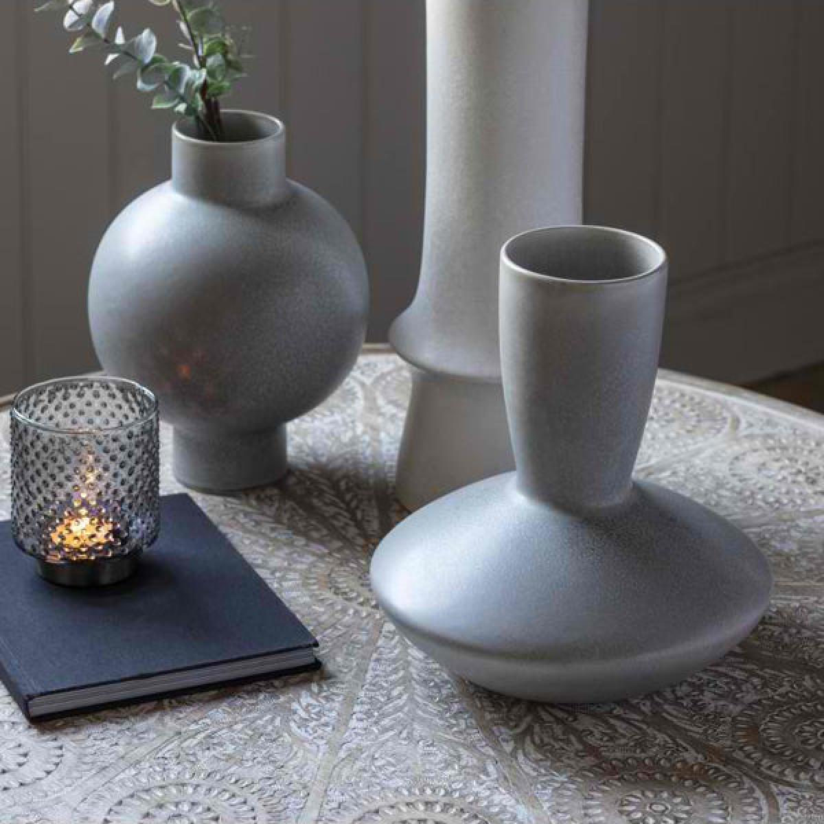 Gallery Interiors Kami Vase in Grey – image 4