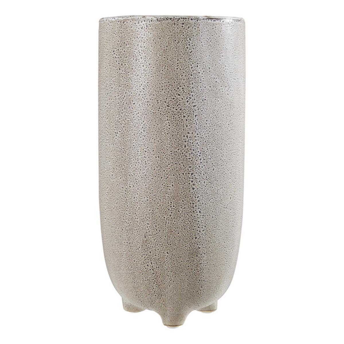 Olivia's Speckled Natural Stoneware Vase Large – image 2