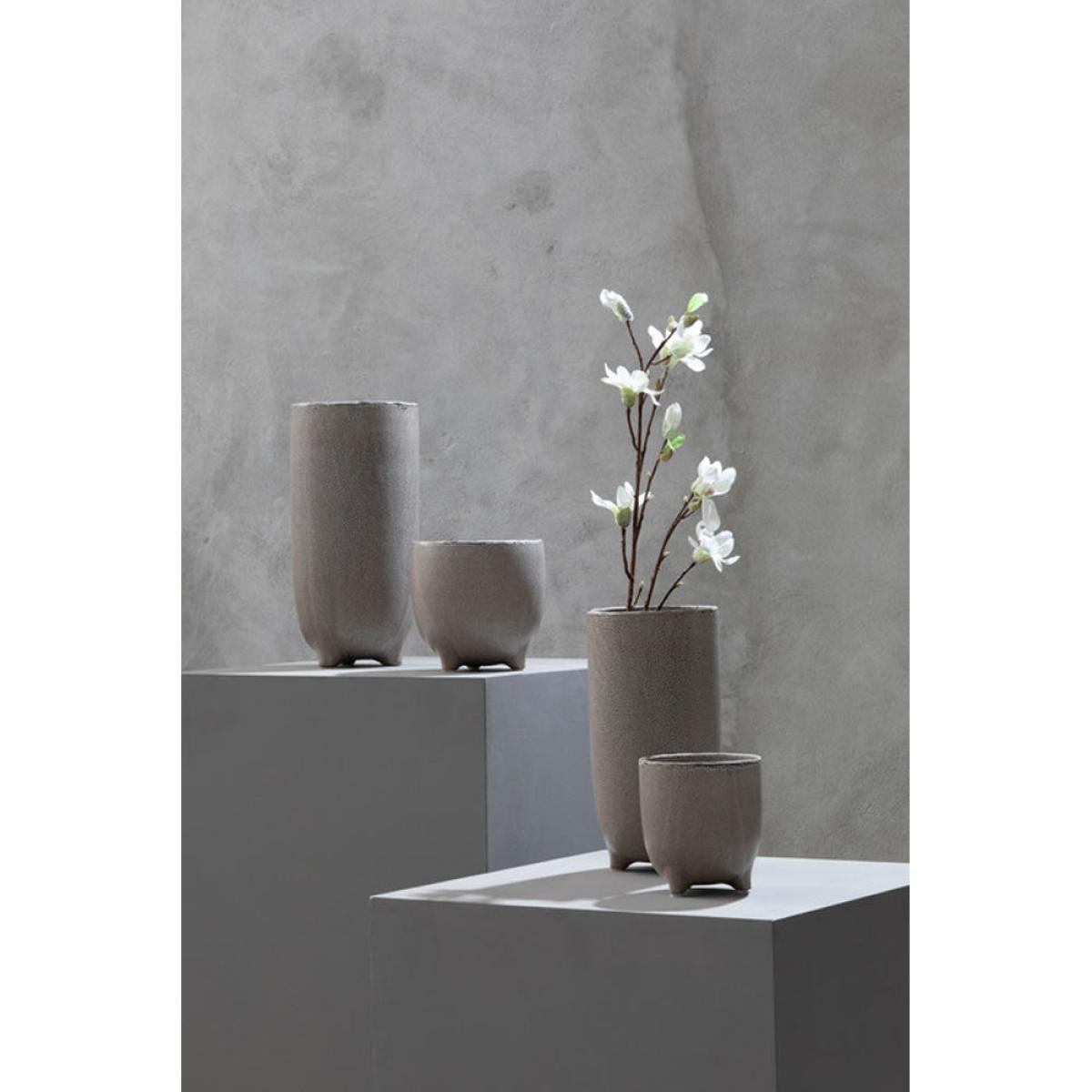 Olivia's Speckled Natural Stoneware Vase Large – image 3