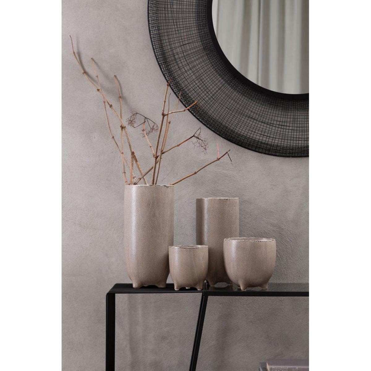Olivia's Speckled Natural Stoneware Vase Large – image 5