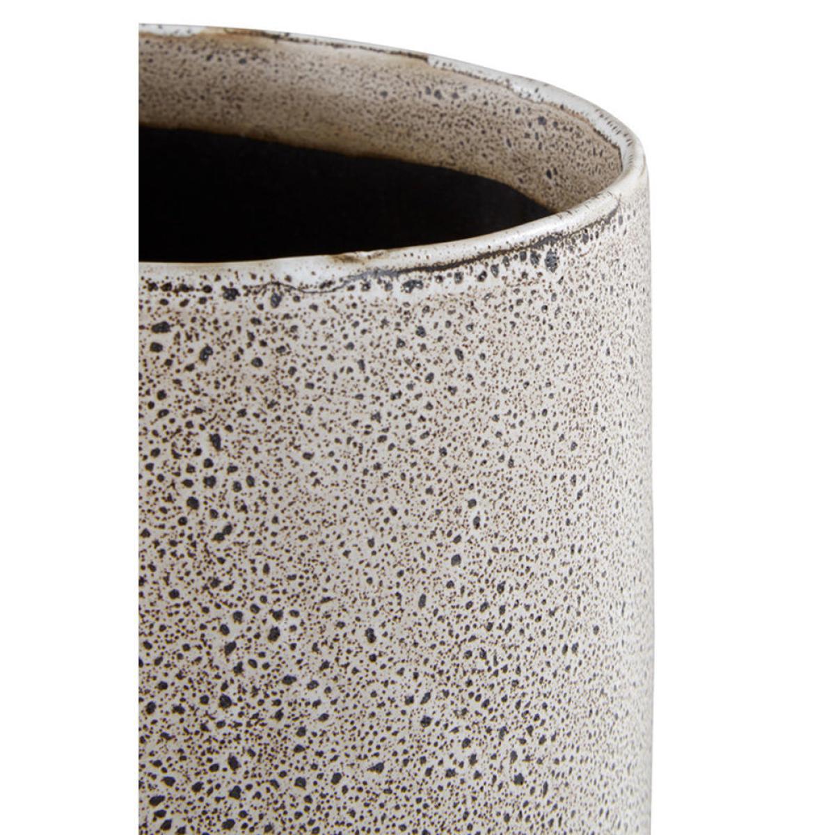 Olivia's Speckled Natural Stoneware Vase Large – image 7
