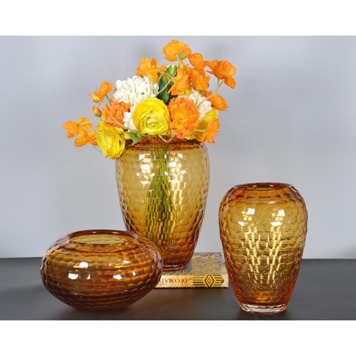 Liang & Eimil Morocco III Amber Vases – image 2