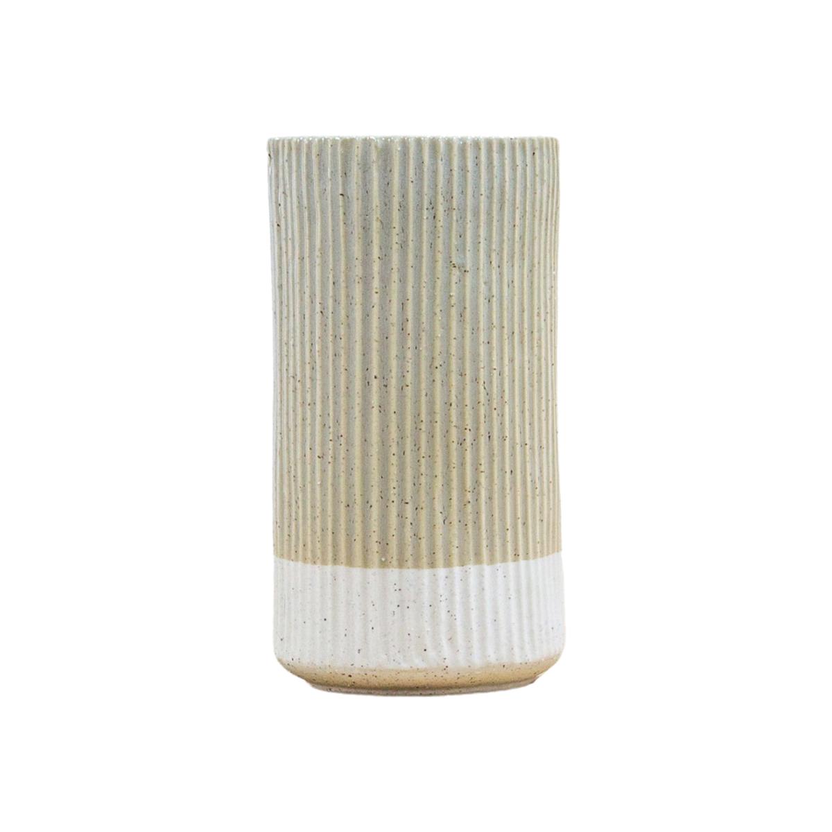 Gallery Interiors Pandor Vase Oatmeal / Small – image 1