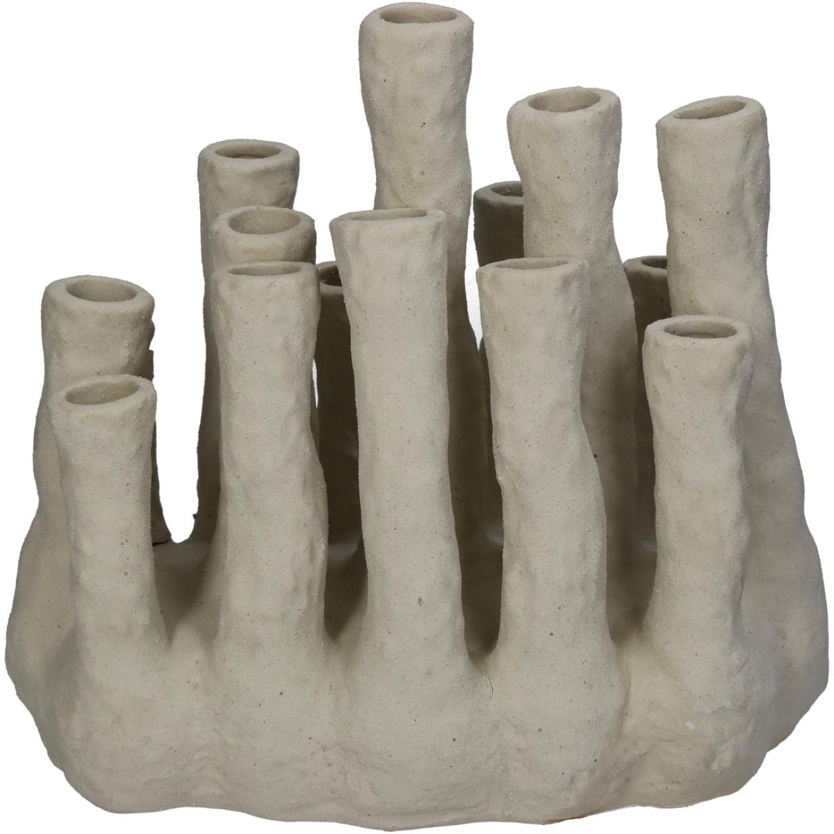 Libra Interiors Vase Coral Fine Earthenware Ecru / Large – image 2