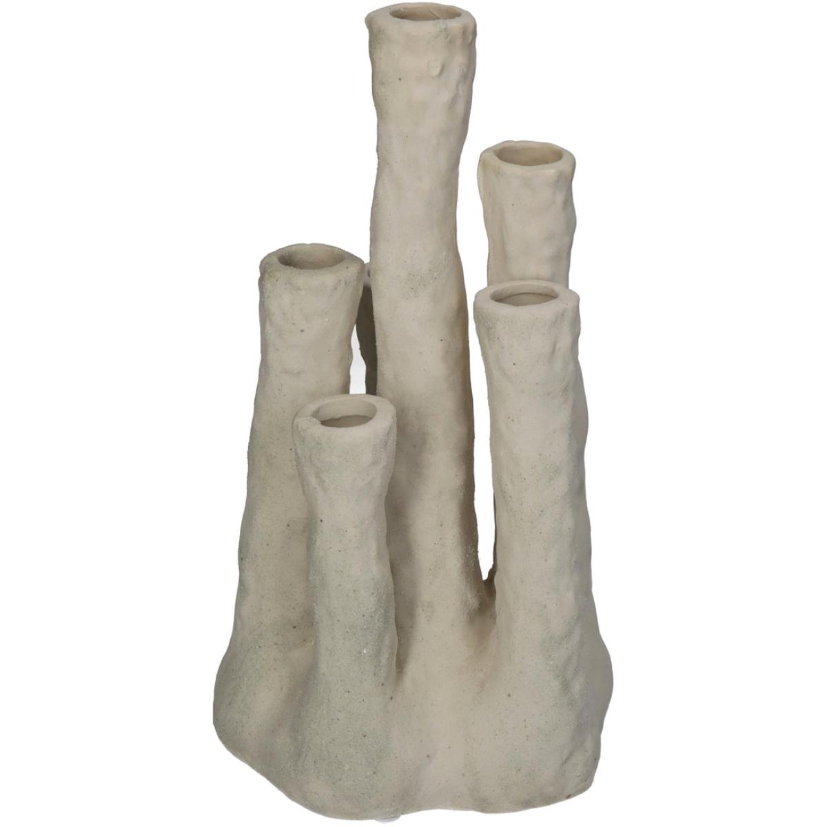 Libra Interiors Vase Coral Fine Earthenware Ecru / Large – image 5