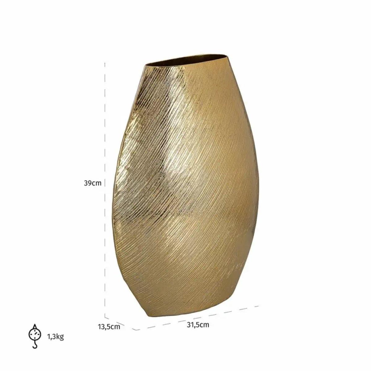 Richmond Interiors Evey Vase in Gold / Small – image 7
